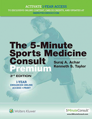 5-Minute Sports Medicine Consult PREMIUM Third edition