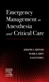 Emergency Management in Anesthesia and Critical Care