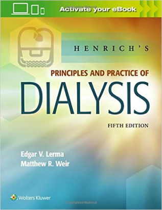 Henrich's Principles and Practice of Dialysis, 5e 