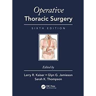 Operative Thoracic Surgery, Sixth Edition