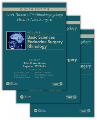Scott-Brown's Otorhinolaryngology and Head and Neck Surgery 8th edition Vol.1/2/3