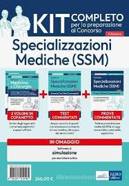 Kit per le Specializzazioni mediche (SSM) Volumi di Teoria e Test Commentati per specializzazioni mediche 3 VOL