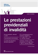 Le prestazioni previdenziali di invalidita'