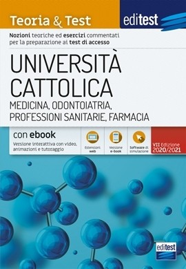 Manuale Test Medicina, Professioni Sanitarie, Farmacia Cattolica