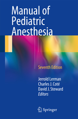 Manual of Pediatric Anesthesia