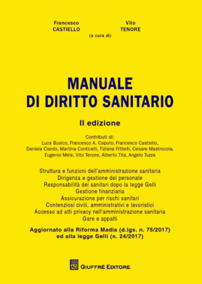 Manuale di Diritto Sanitario