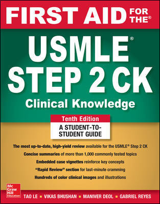 First Aid for the USMLE Step 2 CK, Tenth Edition