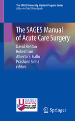 The SAGES Manual of Acute Care Surgery