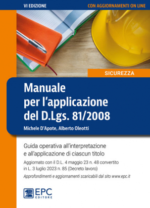 Manuale per l'applicazione del D.Lgs. 81/2008